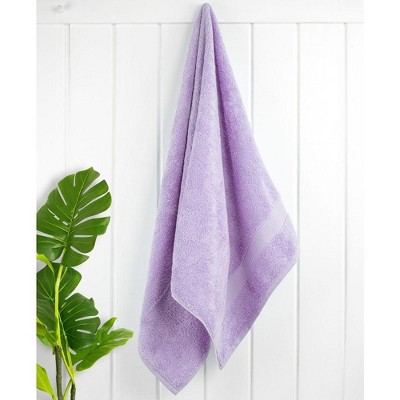 Lilac Heavyweight Turkish Cotton 4-Piece Bath Towel Set