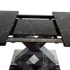 NicBex Modern Square Stretchable Dining Table with X-Shape Leg for 4 to 6,Dining Room,Living Room,Space-Saving - 4 of 4