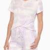 Women's Soft Capri Pajama Lounge Set - White Mark - 4 of 4