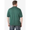 KingSize Men's Big & Tall Banded Bottom Pocket Shrink-Less Piqué Polo Shirt - 3 of 4