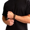 Crucible Men's Tiger Eye Stone with Hematite, Lava and Wood Bead Stretch Bracelets - 2 of 4