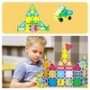 PICASSO-TILES 61-Piece Magnetic Building Blocks Set  STEM Toy with Storage Bag - 3 of 4
