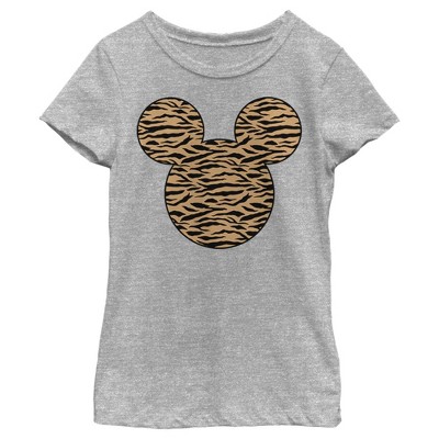 Happy Mickey Mouse Silhouette Print Women T-shirts Disney World