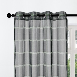 Deconovo 2 Panels Polyester Printed Curtains,8 Grommets, No Tiebacks,Decorative Drapes for LivingRoom and Bedroom - 1 of 4