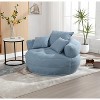 Lyngins Chenille Bean Bag Sofas for Kids and Adults,Fluffy Lazy Sofa Chairs with High-Resilience Sponge Padding for Living Room - 2 of 4