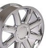 OE Wheels LLC CV85-20085-6550-31C Chrome Wheel Painted (20 x 8.5 inches /6 x 139 mm, 31 mm Offset) - 2 of 4