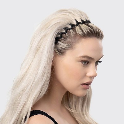 Kitsch Rabs Zig Zag Recycled Headband - Black/Tortoise - 2pk - image 4