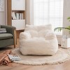 Modern Soft Teddy Accent Chair Bean Bag for Living Rooms, Bedrooms, and Playrooms, Soft and Comfortable Seating-Tanpinhause - 2 of 4