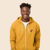 Dalix Donut Embroidered Hoodie Fleece Sweatshirt Zip Front Mens - 4 of 4