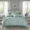 Aqua Gretchen Cotton Percale Comforter Set 9pc - image 2 of 4