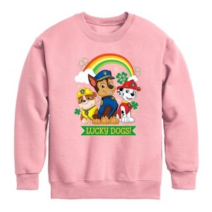 Boys' - Nickelodeon - Paw Patrol Graphic Long Sleeve Fleece Sweatshirt - 1 of 2
