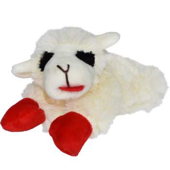 Multipet Mini Lamb Chop Dog Toy - 6"