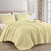 FIONECA Oversized 3 Piece Quilted Bedspread Set Includes Bedspread Matching Shams For Versatile Bedroom Styling - 2 of 4