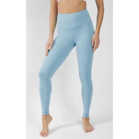 Yogalicious Womens High Waist Ultra Soft Nude Tech Leggings For Women -  Faded Denim - Medium : Target