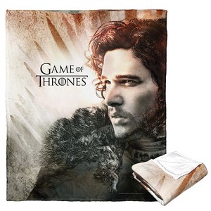 Warner Bros. Game Of Thrones Jon Season 2 Silk Touch Throw Blanket 50x60 Inches - 1 of 4