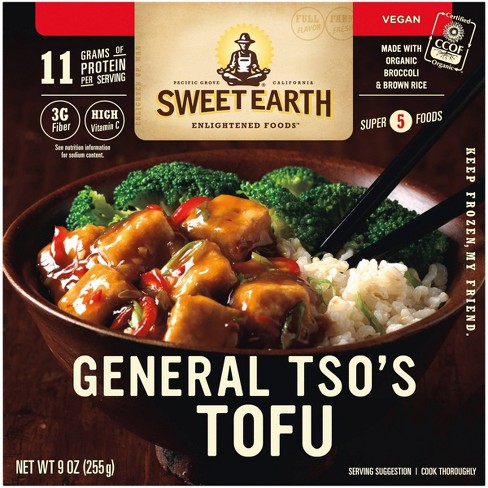 Sweet Earth Vegan Frozen Natural Foods General Tso's Tofu - 9oz - image 1 of 4