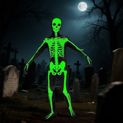 Joyfy Halloween Kids Scary 3D Skeleton Costume for Boys, Toddlers Skeleton Costume for Halloween Dress Up