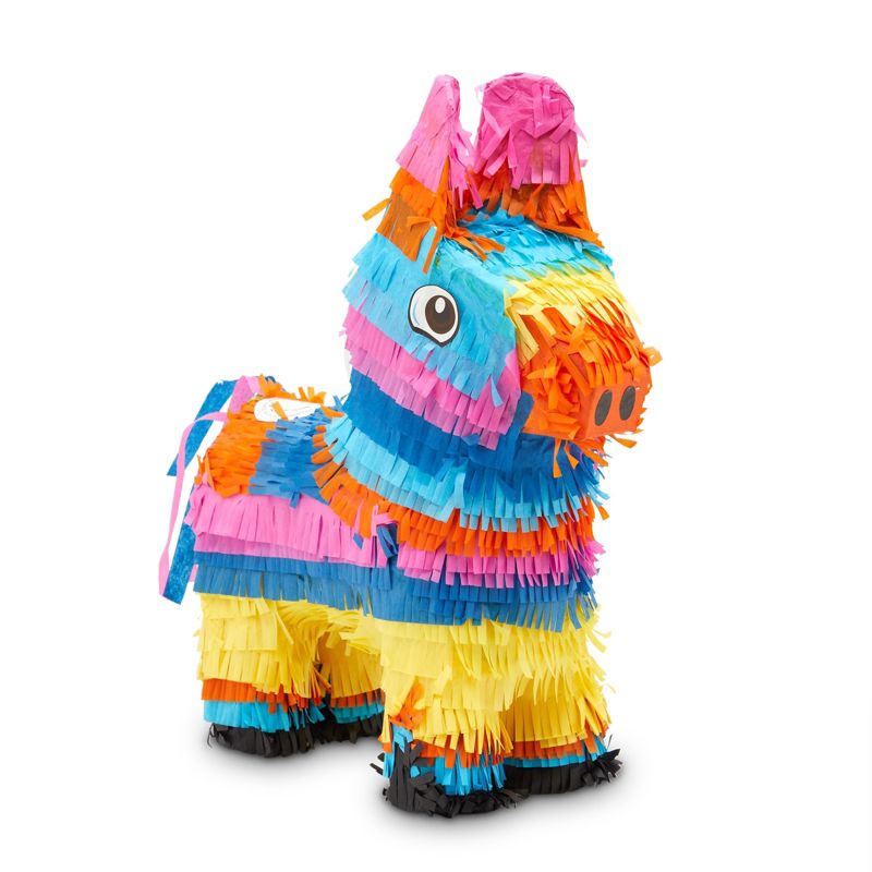 Blue Panda Donkey Pinata for Party Decorations, Kids Pinatas for Birthday Party, Small, 12.5 x 15 x 4.7 In, 1 of 7