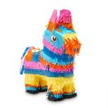 Blue Panda Donkey Pinata for Cinco de Mayo Party Decorations, Kids Pinatas for Birthday Party, Small, 12.5 x 15 x 4.7 In