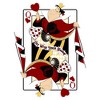 Men's Alice in Wonderland Queen of Hearts Playing Card Long Sleeve Shirt - image 2 of 4