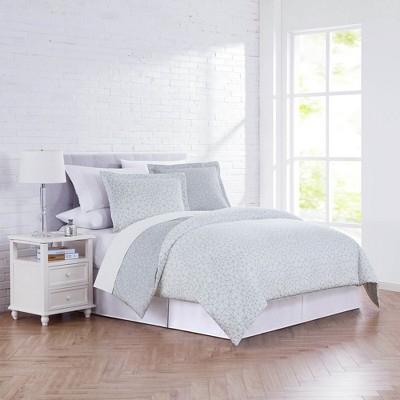 Reversible Comforter and Shams Set, Ultra Soft, Easy Care, - Becky  Cameron™, King/California King, Aqua / Light Gray