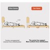 FUFU&GAGA Queen - Size Upholstered Bed with Scalloped Headboard, TB117 - Certified & Magic - Tape Side Panels - 4 of 4
