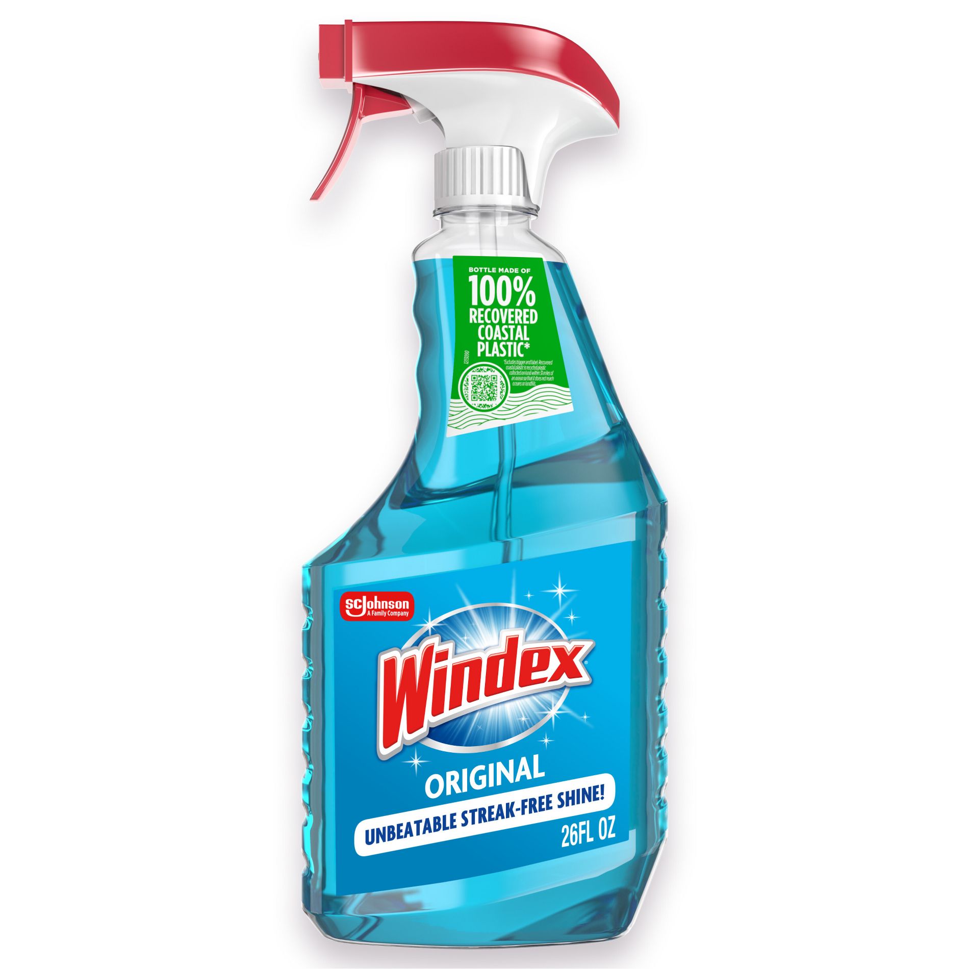 Windex Glass Cleaner Original Blue Refill Bottle