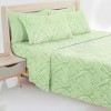 6 Piece Sheet Sets Paisley Printed Sheets Set Ultra Soft Deep Pocket Microfiber Bed Sheets - Lux Decor Collection - 2 of 4