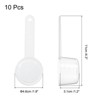 Unique Bargains Plastic Disposable Coffee Spices Short Handle Measuring Spoons 10 Pcs - 2 of 4