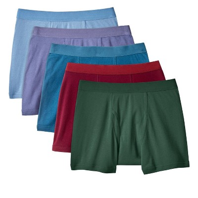 Kingsize Men's Big & Tall Cotton Boxer Briefs 5-pack - Big - 9xl ...