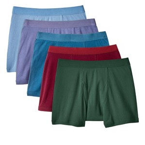 KingSize Men's Big & Tall Cotton Boxer Briefs 5-Pack - 1 of 4