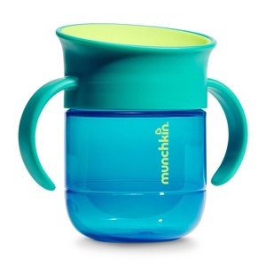 Munchkin 7oz Plastic Miracle Spoutless Spill-Proof Sippy Cups with