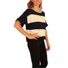 Aeropostale Womens Stripe Wide-fit Cropped Knit Sweater - 2 of 4