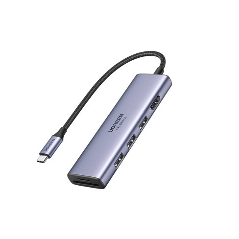 Ugreen HUB USB-C 9-en-1 Vers 3*USB 3.0 + HDMI + VGA + RJ45 + TF +