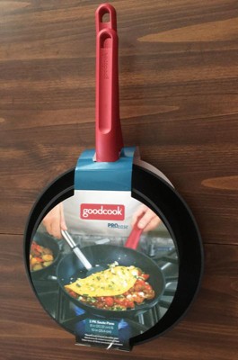 Good Cook 06106 Everyday Chroma Saute Pan, 10 inch, Red