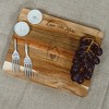 Pavilion Gift Company - Love Lives Here - 9" Acacia Cheese/Bread Board Set - Cutting Boards - 2 of 4