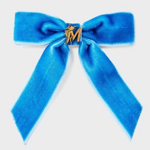 Bijoux Sport by Luv Aj MLB Logo Velvet Hair Bow - 1 of 2