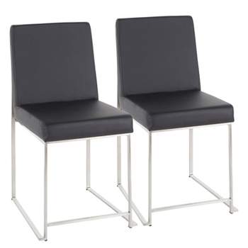 Set of 2 Fuji High Back Dining Chairs - LumiSource