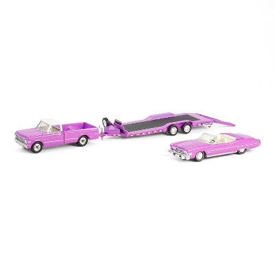 1/64 1972 C30, Heavy Car Hauler & 1974 Cadillac Eldorado True Romance 31180-C