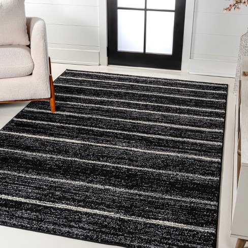 Dean 3' x 5' Indoor/Outdoor Black Carpet Door Mat/Rug