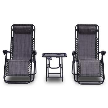 SereneLife Zero Gravity Lounge Chair, Set of 2