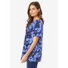 Woman Within Perfect Printed Short-Sleeve Crewneck Tee - 4 of 4