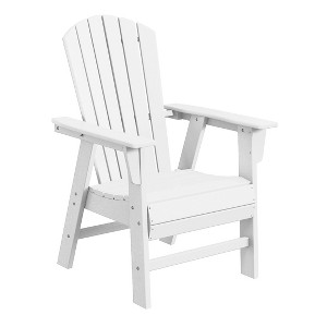 WestinTrends Outdoor Patio Shell-back Adirondack Dining Chair Weather Resistant - 1 of 4