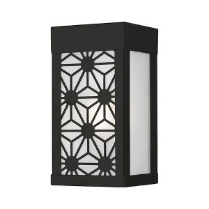 Livex Lighting Berkeley 1 - Light Wall Light in  Black - 1 of 4