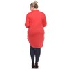 Plus Size Stretchy Tunic -White Mark - 4 of 4