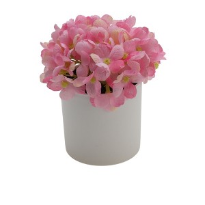 Unique Bargains Artificial Plants Hydrangea in Plastic Plastic 2.95"x2.95"x5.91" 1 Pcs - 1 of 4