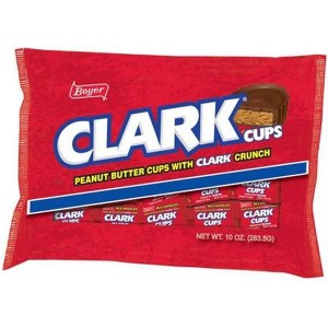 Clark Cups – 10 oz Candy Bag – Milk Chocolate Peanut Butter Cups with Crunchy Center – Classic Clark Bar Flavor - 1 of 1