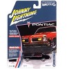 1974 Pontiac GTO Starlight Black with Red Interior "Muscle Cars USA" Series 1/64 Diecast Model Car by Johnny Lightning - 4 of 4