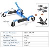 Steel Mobile Tire Jack 1500 Lbs Lifting Capacity Wheeled Trailer Jack Vehicle Lifting Jack Car Jack for Sedans SUV Truck ATV Tire - 2 of 4
