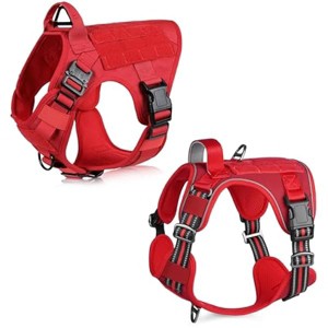 rabbitgoo Tactical Dog Harness for Large Dogs, Large Breed, Adjustable Military Dog Vest Harness for Training Hunting Walking - 1 of 1